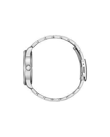Citizen - Orologio Eco Drive Classic uomo cassa e bracciale in acciaio quadrante nero
