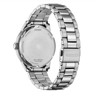 Citizen - Orologio uomo Eco Drive cassa e bracciale acciaio quadrante finitura nero