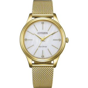 citizen-orologio-donna-eco-drive-cassa-e-bracciale-acciaio-dorato-quadrante-bianco-con-cristalli-em1222-87a