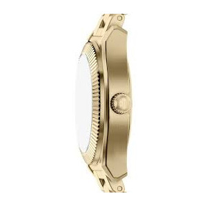 EMPORIO ARMANI - Orologio donna cassa e bracciale acciaio color oro quadrante in malachite