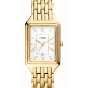 fossil-orologio-donna-raquel-cassa-e-bracciale-acciaio-dorato-quadrante-bianco-con-numeri-romani-es5220