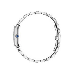 Citizen - Orologio donna EL Square Eco Drive cassa e bracciale acciaio lucido e satinato quadrante madreperla blu