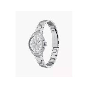 FOSSIL - Orologio donna Gilmore cassa e bracciale acciaio finitura lucida e spazzolata quadrante silver bianco