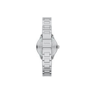 FOSSIL - Orologio donna Gilmore cassa e bracciale acciaio finitura lucida e spazzolata quadrante silver bianco