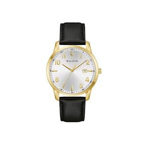 bulova-orologio-uomo-sutton-classic-quarzo-cassa-acciaio-placcato-oro-giallo-cinturino-pelle-quadrante-bianco-97b238