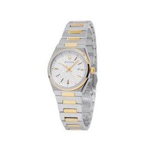 BULOVA - Orologio donna Classic quarzo cassa e bracciale acciaio bicolore quadrante silver lavorato