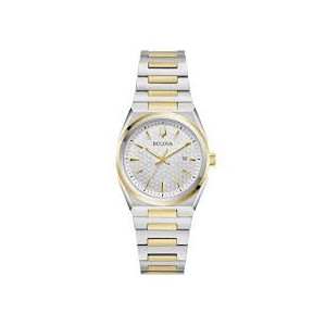 bulova-orologio-donna-classic-quarzo-cassa-e-bracciale-acciaio-bicolore-quadrante-silver-lavorato-98l323
