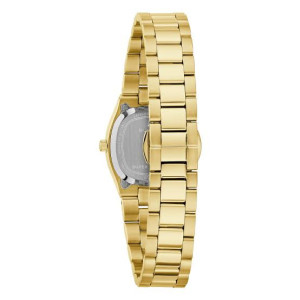 BULOVA - Orologio donna Seville quarzo cassa e bracciale acciaio dorato quadrante bianco