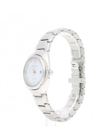 Citizen - Orologio donna acciaio Eco Drive Lady tondo 24 pietre