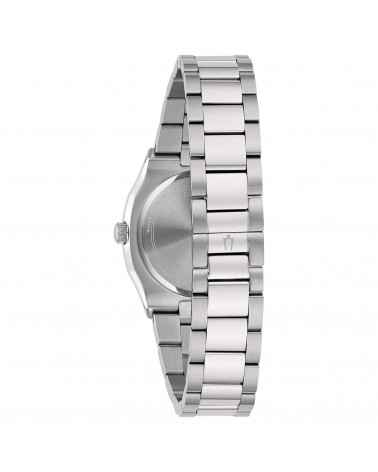 Bulova - Orologio donna Surveyor Lady cassa e bracciale acciaio satinato lucido quadrante madreperla ghiera diamanti