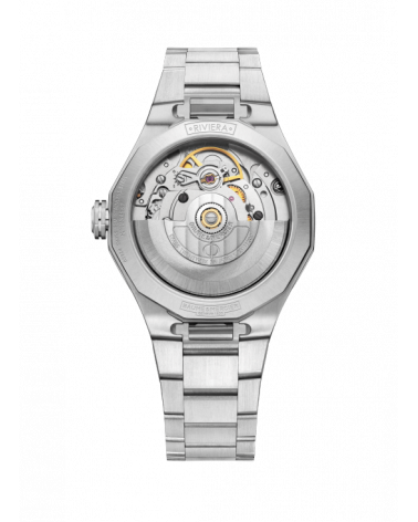 Baume & Mercier - Orologio donna Riviera automatico cassa e bracciale acciaio quadrante madreperla