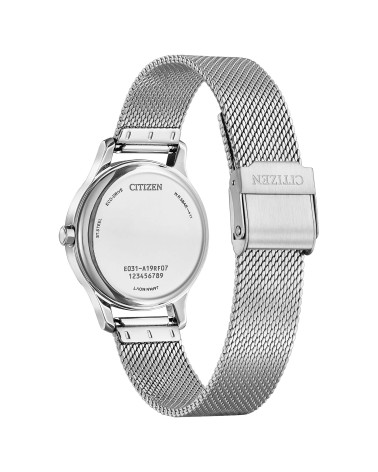 Citizen - Orologio donna acciaio Eco Drive Lady quadrante rosa decorato