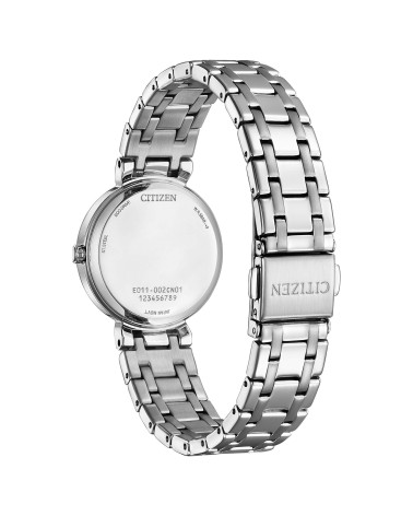 Citizen - Orologio donna acciaio Eco Drive Lady quadrante blu decorato